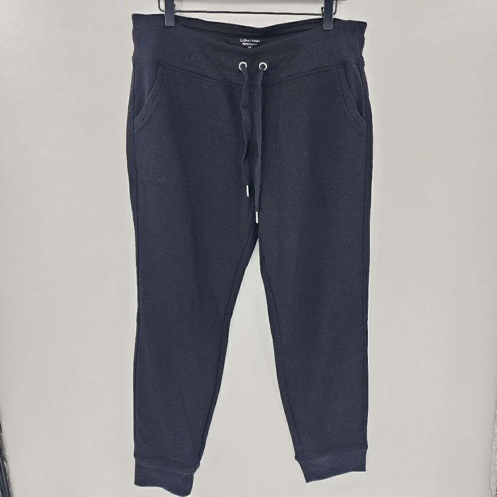 Calvin Klein performance sweats pants joggers black large womens